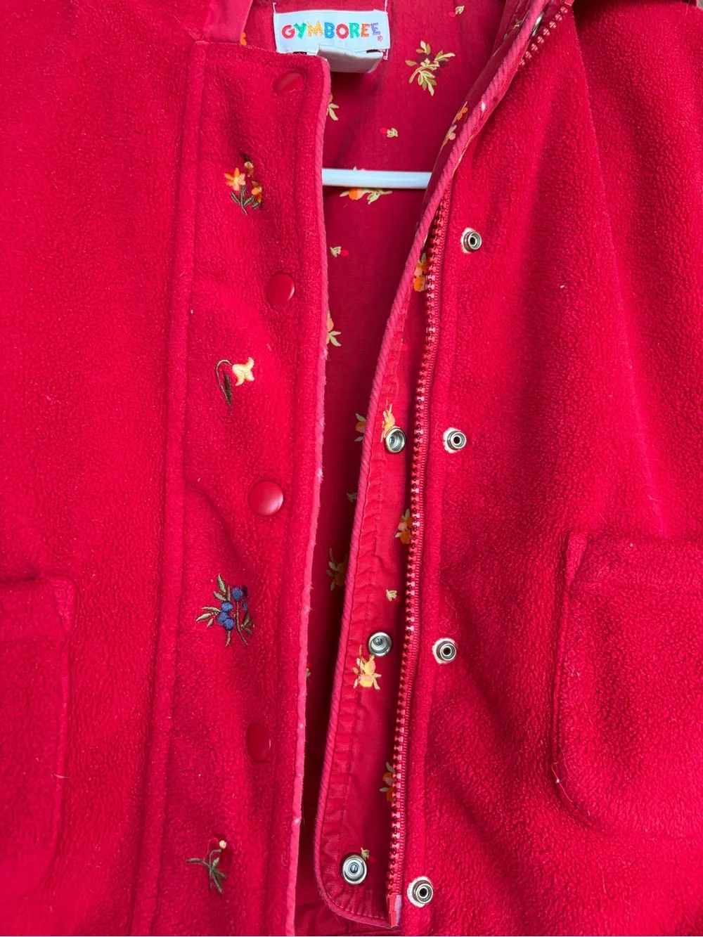 Gymboree hooded~buttons zips~reversible~pockets